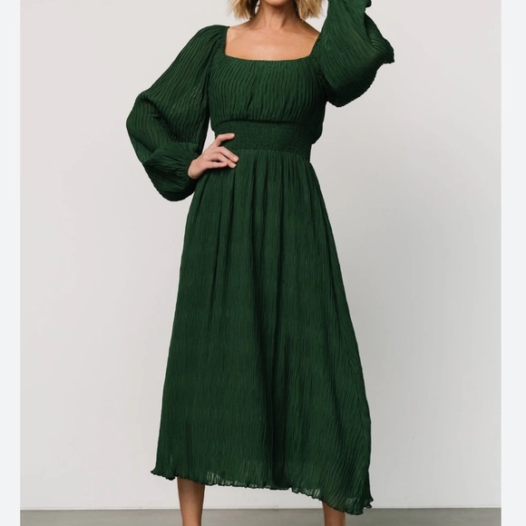 Baltic Born Dresses & Skirts - Baltic Born Forest Green Long Sleeve Dress